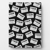 ランダムに配置されたロゴや任意の写真を探す フォトプラーク (正面)