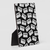 ランダムに配置されたロゴや任意の写真を探す フォトプラーク (側面)