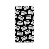 ランダムに配置されたロゴや任意の写真を探す ラベル (正面)