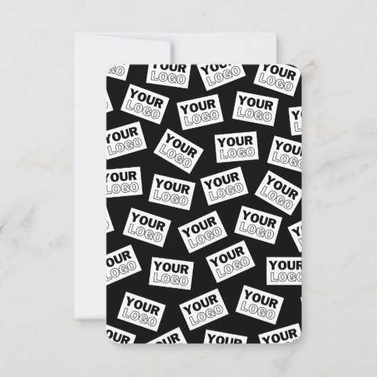 ランダムに配置されたロゴや任意の写真を探す 招待状 (正面)