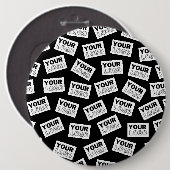 ランダムに配置されたロゴや任意の写真を探す 缶バッジ (正面&裏面)