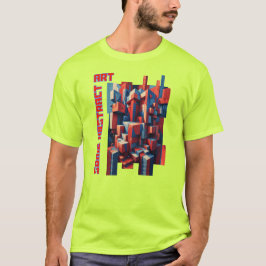 ランダムに順序付けられたカラフル姿 Tシャツ