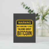 ランダムにBITCOINについて話し始める可能性がある ポストカード (スタンド正面)