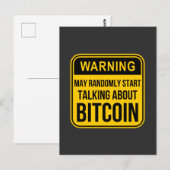 ランダムにBITCOINについて話し始める可能性がある ポストカード (正面/裏面)