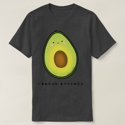 ランダムアボカド Tシャツ (デザイン正面)