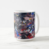 ランダムアート コーヒーマグカップ (正面右)