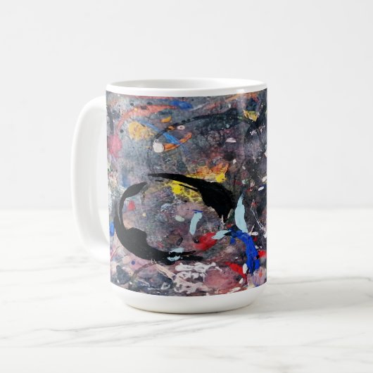 ランダムアート コーヒーマグカップ (正面左)