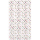 ランダムウォーター絵を描カラーフローライースターバニー テーブルクロス (正面)