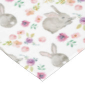 ランダムウォーター絵を描カラーフローライースターバニー テーブルクロス (アングル)