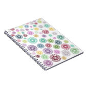 ランダムカラフルにマンダラ ノートブック (右側)