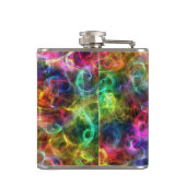 ランダムカラフルグランジ渦 フラスク (裏面)