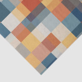 ランダムカラフル幾何形状パターン 薄葉紙 (詳細)