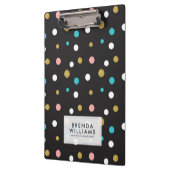 ランダムカラードットパターン クリップボード (左)