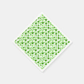 ランダムサイズとカラーハート スタンダードカクテルナプキン (角)