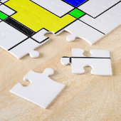 ランダムスクウェアのモンドリアン ジグソーパズル (側面)