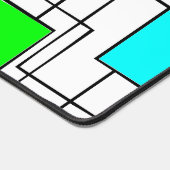 ランダムスクウェアのモンドリアン デスクマット (コーナー)