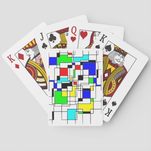 ランダムスクウェアのモンドリアン トランプ (裏面)