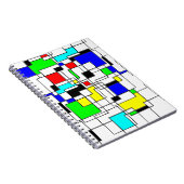 ランダムスクウェアのモンドリアン ノートブック (右側)