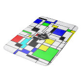 ランダムスクウェアのモンドリアン バスマット (アングル)