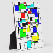 ランダムスクウェアのモンドリアン フォトプラーク (側面)