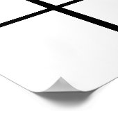 ランダムスクウェアのモンドリアン ポスター (角)