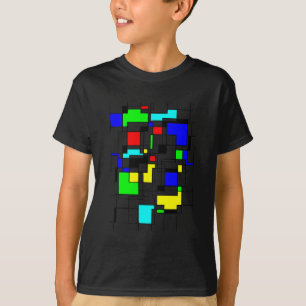 ランダムスクウェアのモンドリアン Tシャツ