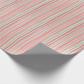 ランダムストライプデザイン ラッピングペーパー (角)