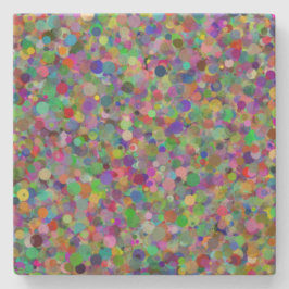 ランダムドット砂岩コースター ストーンコースター