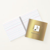 ランダムノート16番目のノート金ゴールドジャーナル ノートブック (内部)