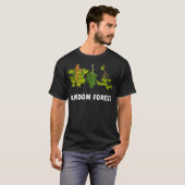 ランダムフォレスト決定木機械学習 Tシャツ (正面フル)