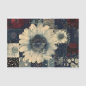 ランダムフローラタイルのコラージュデカ離れージ152 薄葉紙 (正面)