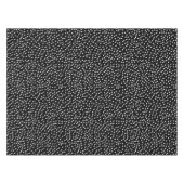 ランダムモダン水玉模様パターン白黒 テーブルクロス (正面(横))