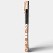 ランダムリーフモザイクダークオレンジ Case-Mate iPhoneケース (裏面 / 左)