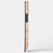 ランダムリーフモザイクダークオレンジ Case-Mate iPhoneケース (裏面 / 右)