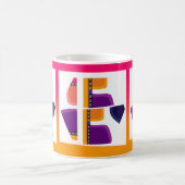 ランダム幾何学 コーヒーマグカップ (中央)