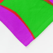 ランダム抽象芸術パターン フリースブランケット (角)