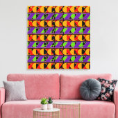 ランダム文字 キャンバスプリント (インサイチュ (リビング))