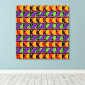 ランダム文字 キャンバスプリント (インサイチュ (ウッドフロア))