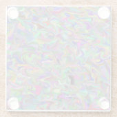 ランダム旋回ガラスコースター ガラスコースター (裏面)