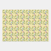 ランダム春の花チューリップ復活祭 ラッピングペーパーシート (正面3)