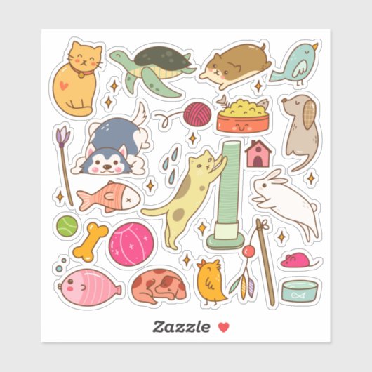 ランダム物シール シール (シート)