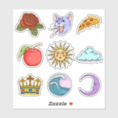 ランダム物 シール (シート)