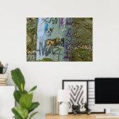 ランダム落書き：パイプreduxポスター上の詐欺スカル ポスター (ホームオフィス)