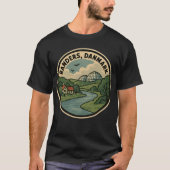 ランダース デンマークのドーム Tシャツ (正面)