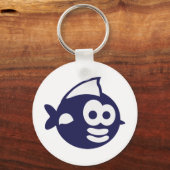 ランダーフィッシュ魚 キーホルダー (正面)