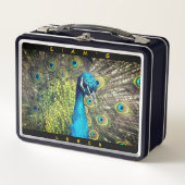 ランチおもしろいの持参(個人名) メタルランチボックス (正面)