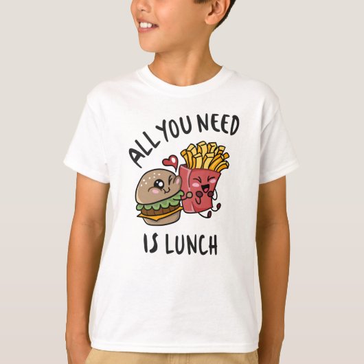 ランチさえあればいい Tシャツ (正面)
