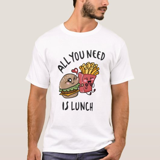 ランチさえあればいい Tシャツ (正面)