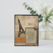 ランチしよう エッフェル塔 ポストカード (スタンド正面)