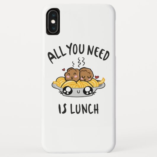 ランチだけあればいい Case-Mate iPhoneケース (裏面)